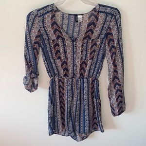 H&M Divided Long Sleeve Romper